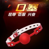 【SM】硅胶实心口球玩具束缚口塞两性调教用品（11E001P1）美加奴